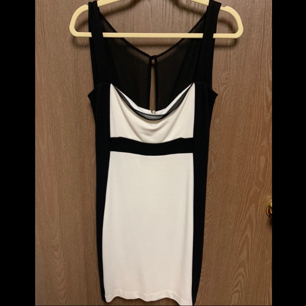 Black and White Cocktail Dress
